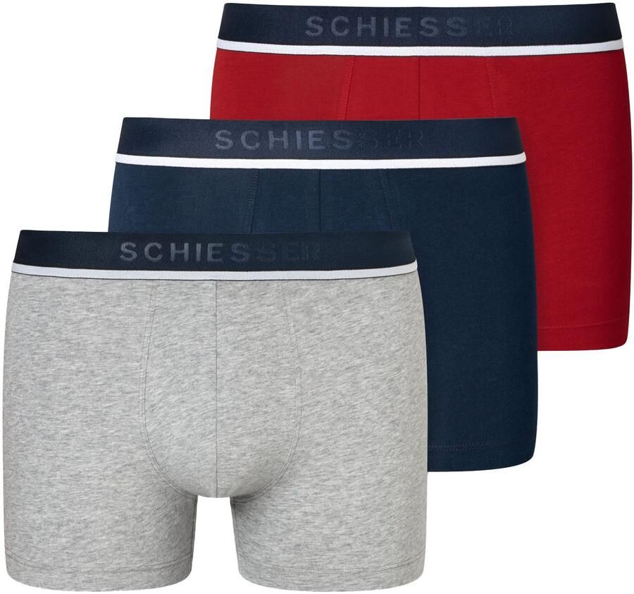 Schiesser Boxershort 95 5 met sportieve logo-webband (3 stuks) - Foto 5