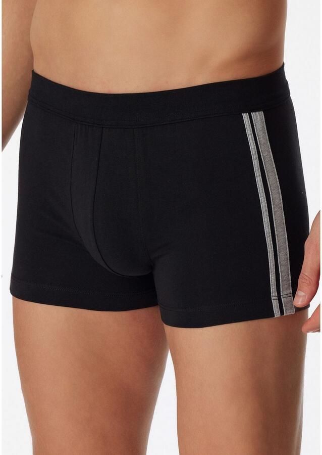 Schiesser Boxershort 95 5 met zachte tonale tailleband contrasterende zijstrepen (3 stuks)
