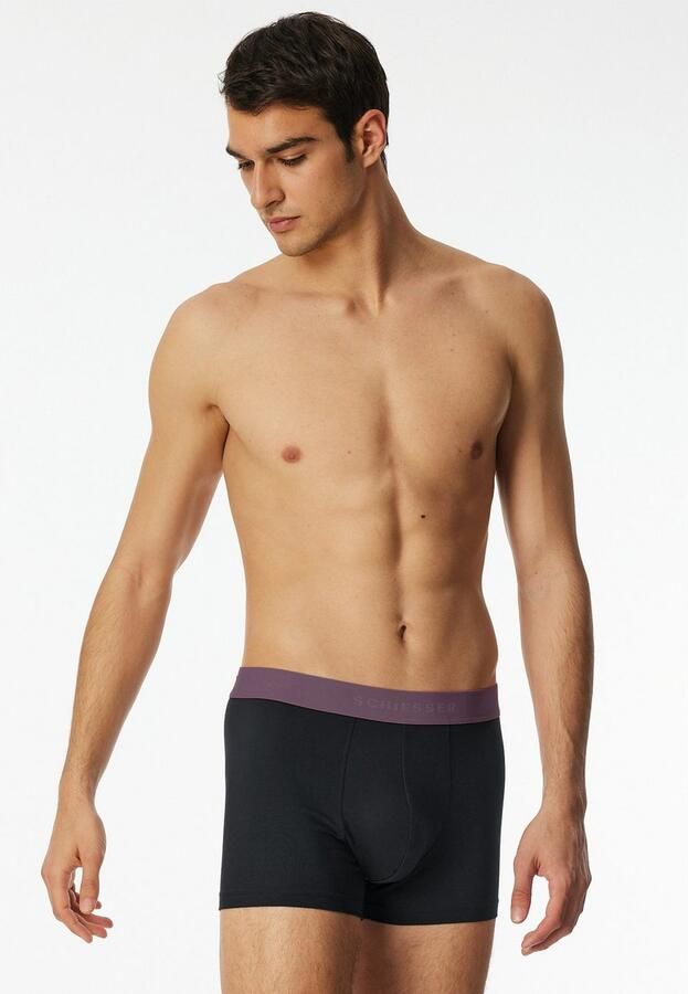 Schiesser Boxershort 95 5 Multipacks met gekleurd sportief logo-webgummiband (3 stuks) - Foto 4
