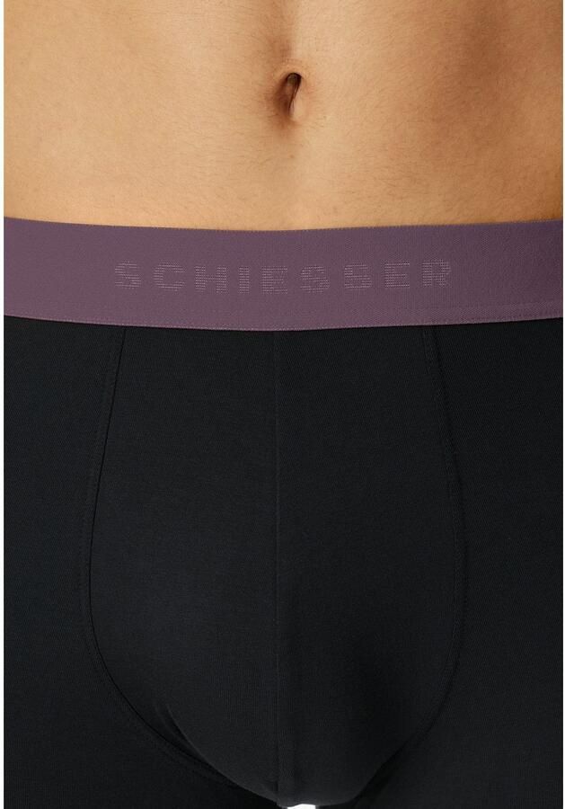 Schiesser Boxershort 95 5 Multipacks met gekleurd sportief logo-webgummiband (3 stuks) - Foto 2