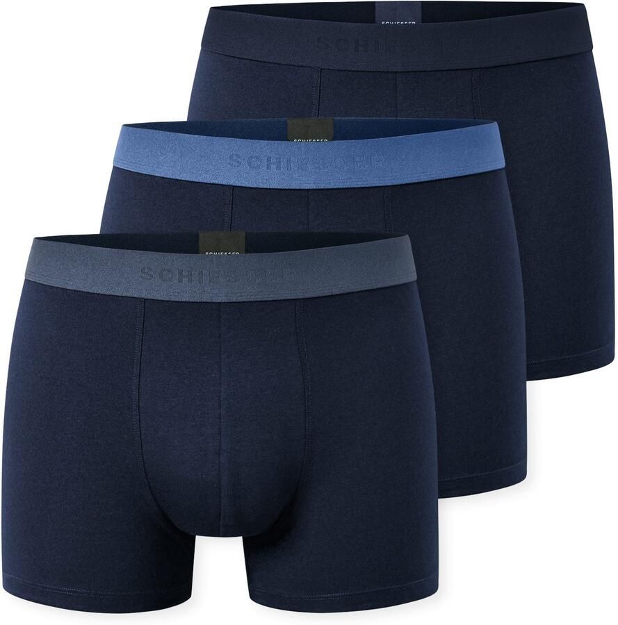 Schiesser Boxershort 95 5 Multipacks zonder gulp logoband korte pijpen (Set van 3) - Foto 5