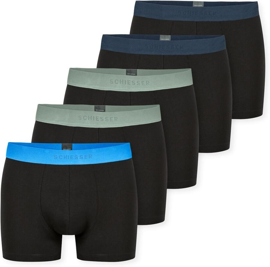Schiesser Boxershort 95 5 Multipacks zonder ingreep aangenaam zacht (Set van 5) - Foto 6