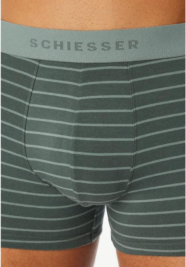 Schiesser Boxershort 95 5 Multipacks zonder ingreep zachte logo-webgummiband (Set van 3) - Foto 3