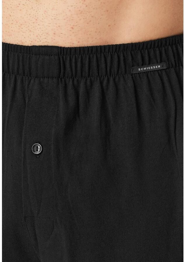 Schiesser Boxershort Multipacks losse pasvorm met opening elastische band (Set van 2) - Foto 3