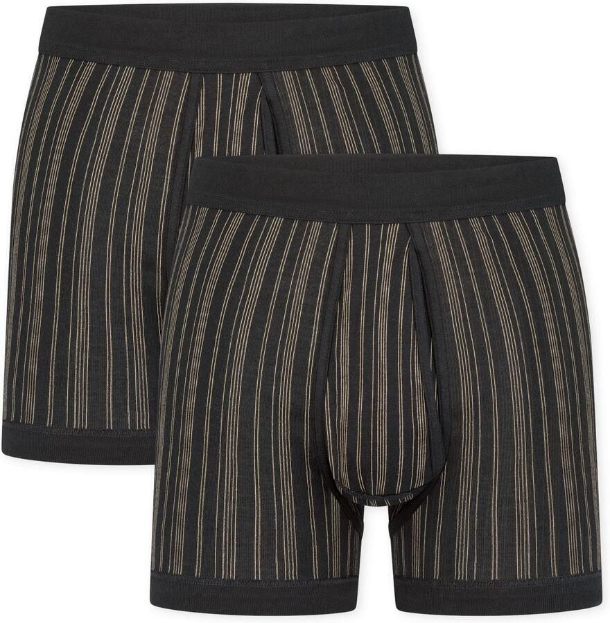 Schiesser Boxershort Original Classics met gulp gestreept (Set van 2) - Foto 5