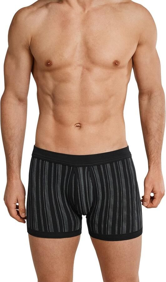 Schiesser Boxershort Original Classics met gulp gestreept (Set van 2) - Foto 3
