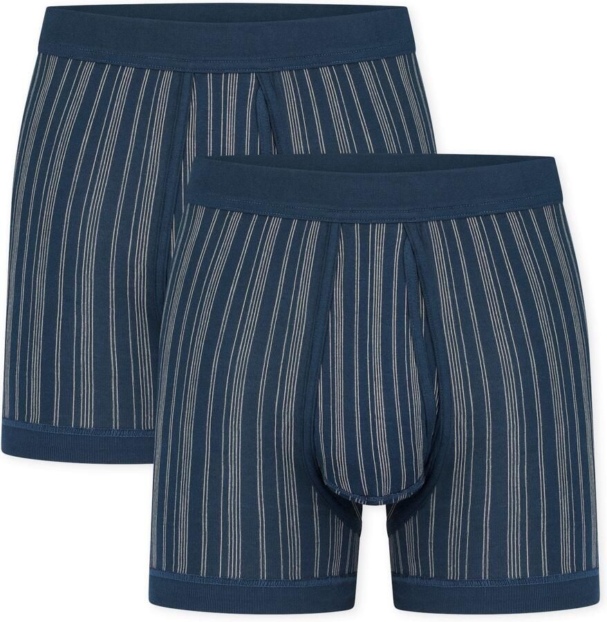 Schiesser Boxershort Original Classics met gulp gestreept (Set van 2) - Foto 5