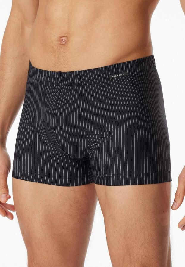 Schiesser Boxershort Pure Micro zonder ingreep met extra zachte beklede elastische tailleband - Foto 6