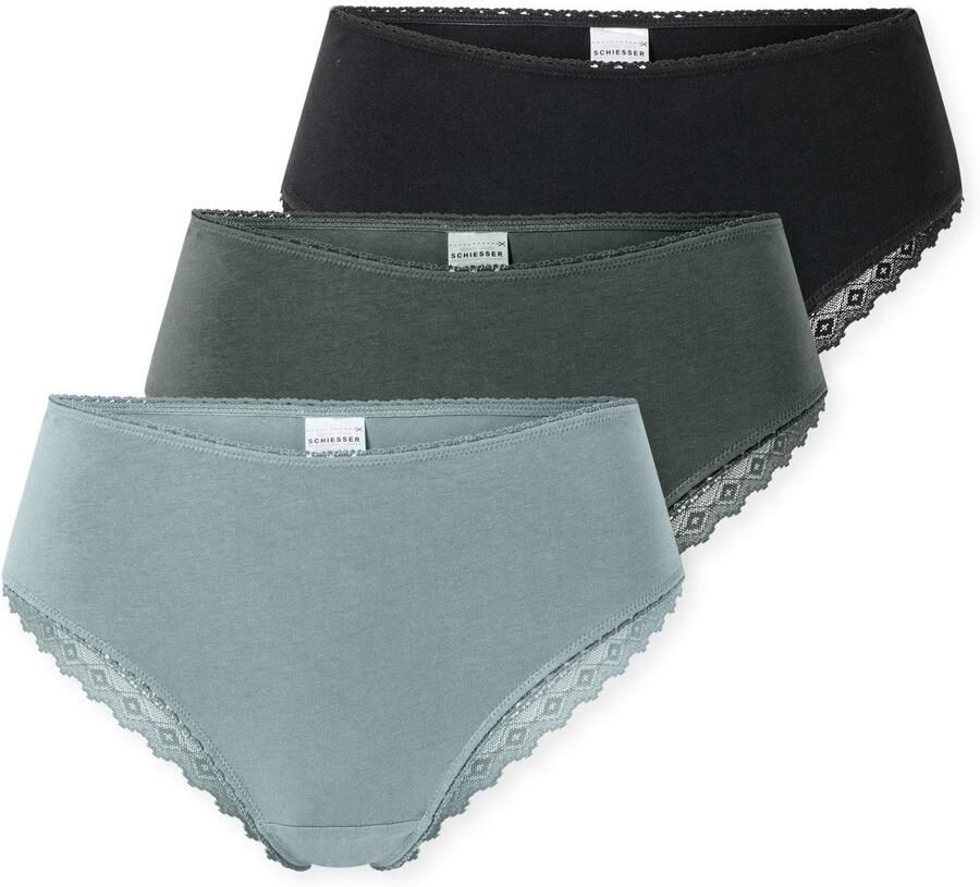 Schiesser Brazilian slip Modern Multipacks Kantenbanden Single-Jersey katoenmix (Set van 3) - Foto 6