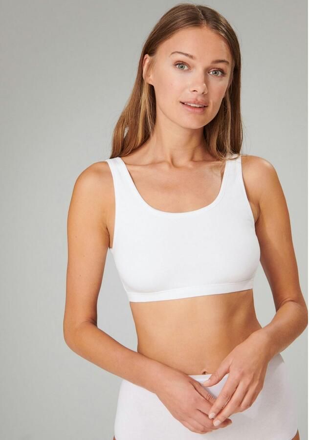 Schiesser Bustier 95 5 met elastische onderbusteband (Set van 2) - Foto 1