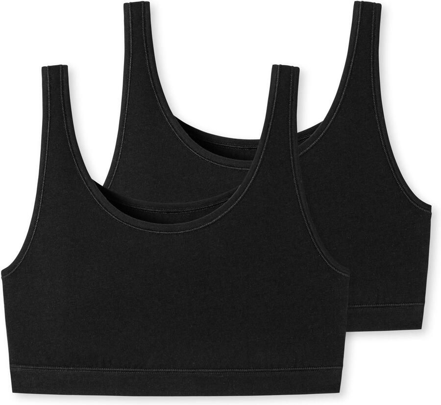 Schiesser Bustier 95 5 met elastische onderbusteband (Set van 2) - Foto 4
