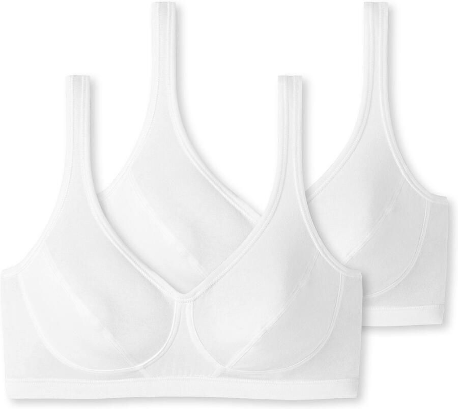 Schiesser Bustier 95 5 met zacht vormende cups (Set van 2) - Foto 5