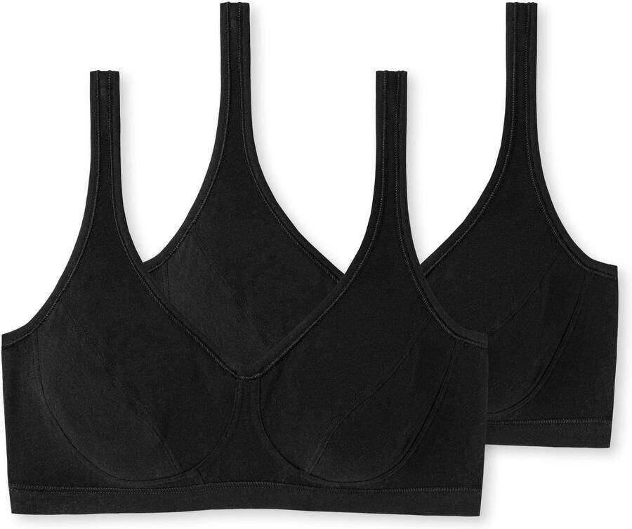 Schiesser Bustier 95 5 met zacht vormende cups (Set van 2) - Foto 5