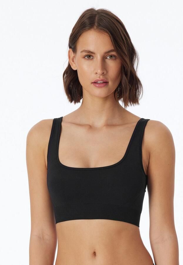 Schiesser Bustier Casual Seamless 2in1 omkeerbaar u- of v-hals zonder storende zijnaden - Foto 5