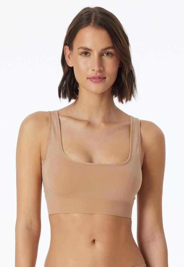 Schiesser Bustier Casual Seamless 2in1 omkeerbaar u- of v-hals zonder storende zijnaden - Foto 9