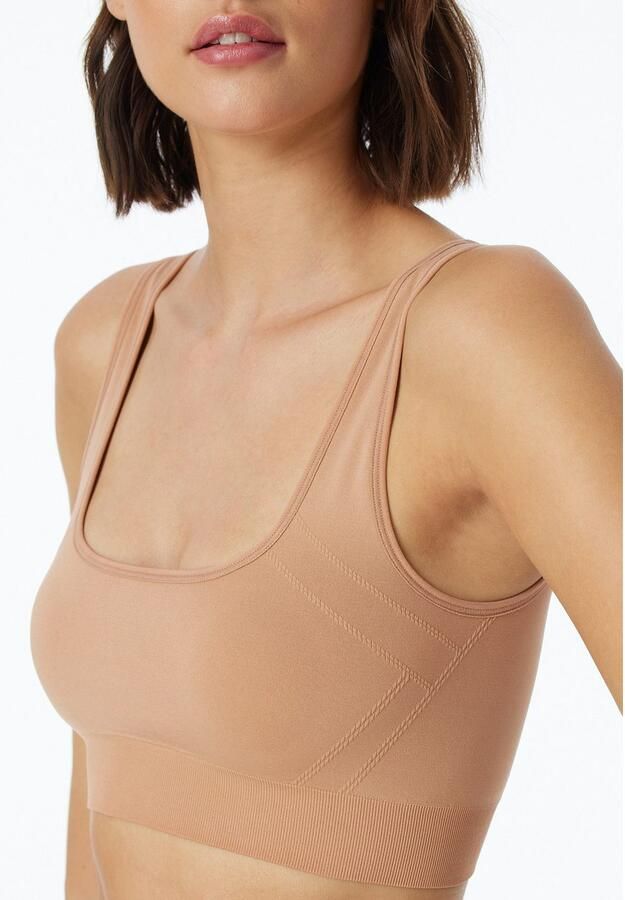 Schiesser Bustier Casual Seamless 2in1 omkeerbaar u- of v-hals zonder storende zijnaden - Foto 5