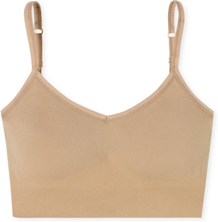 Schiesser Bustier Casual Seamless zonder storende zijnaden uitneembare pads elastisch
