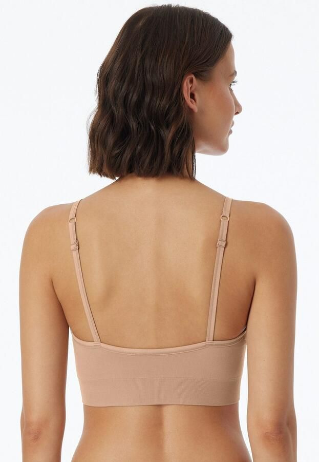 Schiesser Bustier Casual Seamless zonder storende zijnaden uitneembare pads elastisch - Foto 6