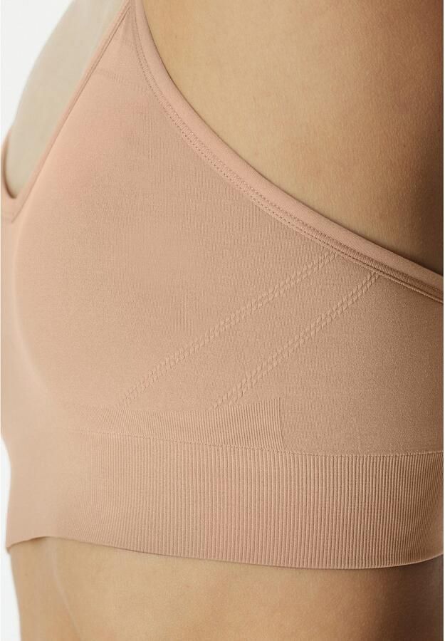 Schiesser Bustier Casual Seamless zonder storende zijnaden uitneembare pads elastisch - Foto 4