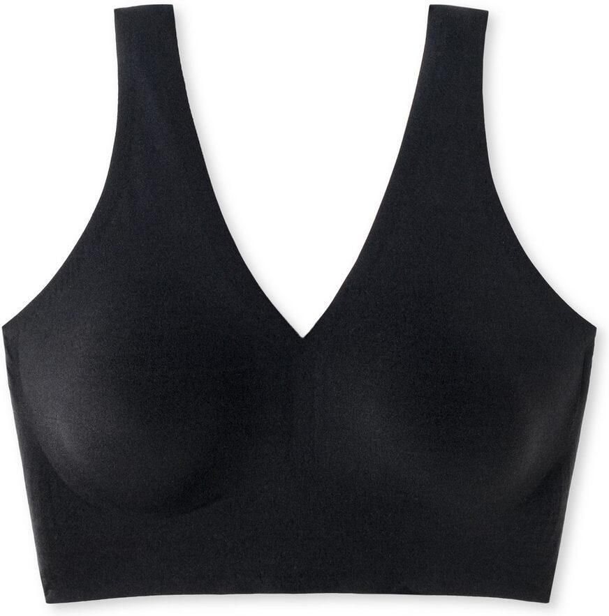 Schiesser Bustier INVISIBLE SOFT Microvezel lasercut-afwerkingen V-hals