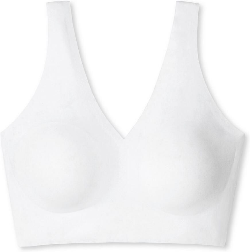 Schiesser Bustier INVISIBLE SOFT Microvezel lasercut-afwerkingen V-hals