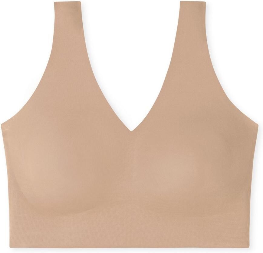 Schiesser Bustier INVISIBLE SOFT Microvezel lasercut-afwerkingen V-hals