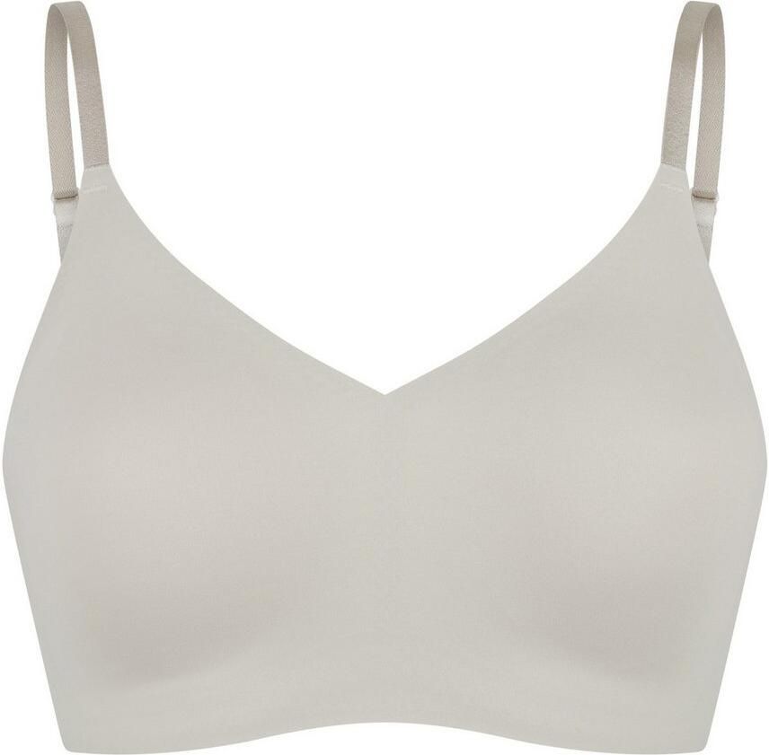 Schiesser Bustier INVISIBLE SOFT Microvezel uitneembare pads V-hals lasercut-afwerking