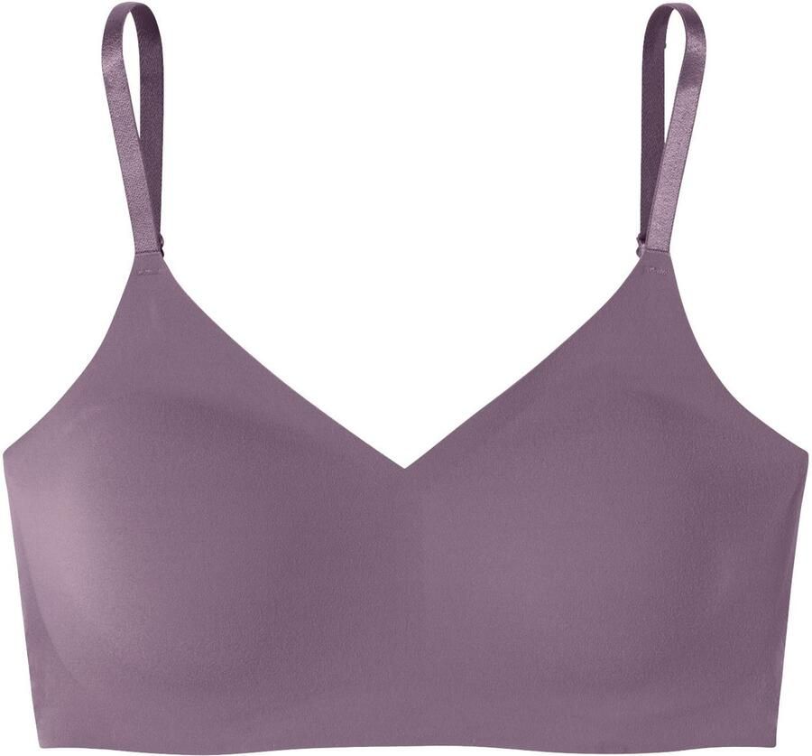 Schiesser Bustier INVISIBLE SOFT Microvezel uitneembare pads V-hals lasercut-afwerking