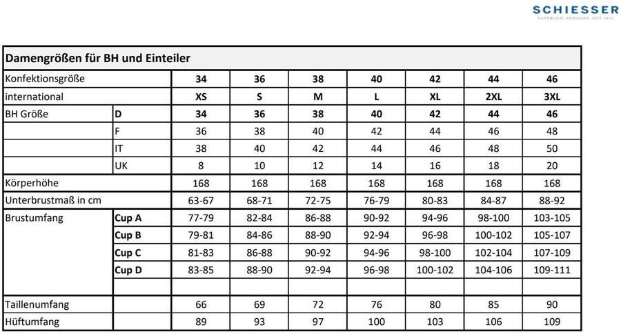 Schiesser Bustier REVIVAL Paula Breedte afwerkingen aan de decolleté en armsgat - Foto 1