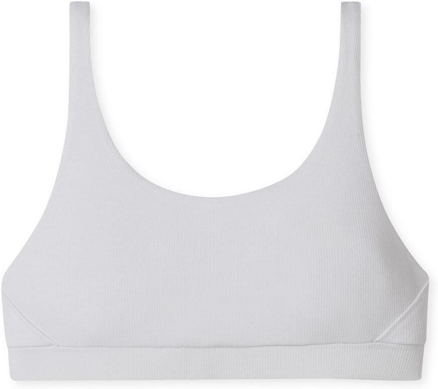 Schiesser Bustier Pure Rib zacht ondersteunende onderborstband dubbelrib-kwaliteit elastisch