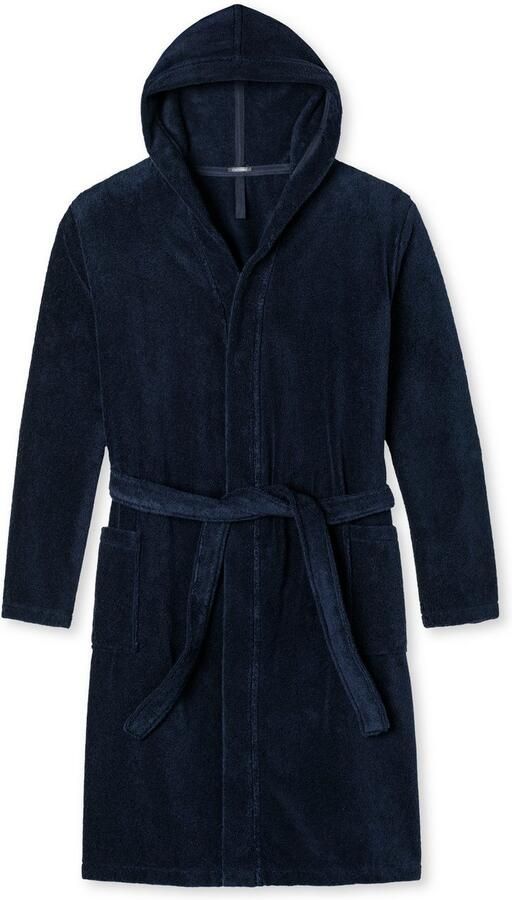 Schiesser Damesbadjas Essentials met behaaglijk zachte capuchon - Foto 7