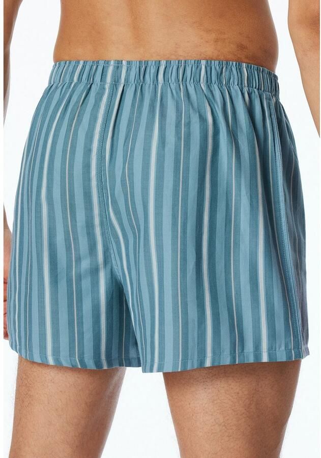 Schiesser Geweven boxershort Boxershorts Multipacks met functionele knoopsluiting en zichtbare knop (2 stuks Set van 2) - Foto 2