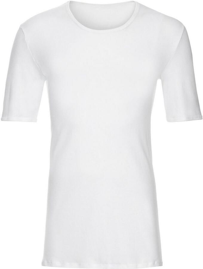 Schiesser t-shirt ondergoed aanbieding wit feinripp - Foto 2