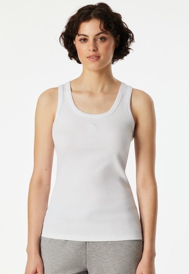 Schiesser Hemd 150 YEARS diepe ronde halslijn dubbelrib katoenmix - Foto 6