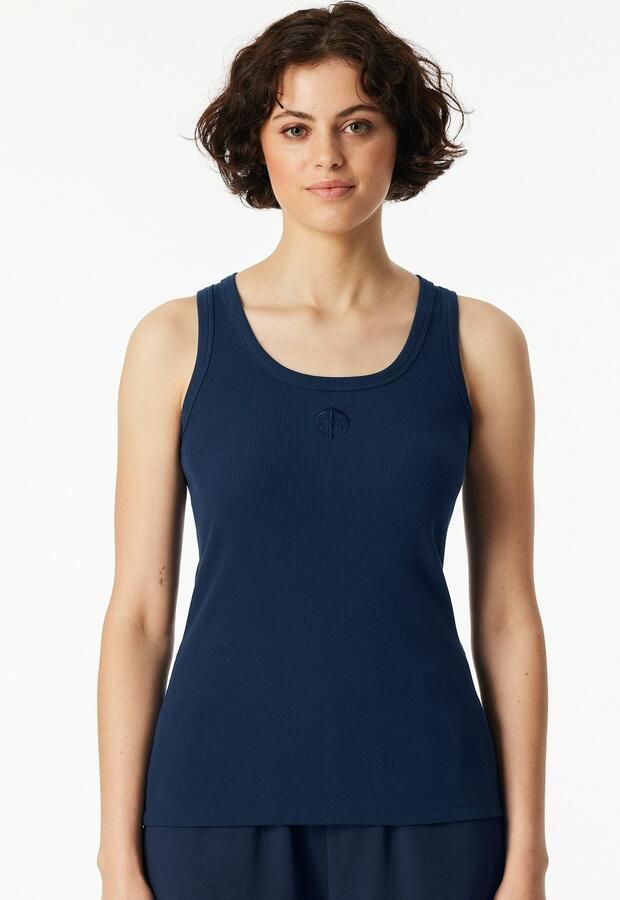 Schiesser Hemd 150 YEARS diepe ronde halslijn dubbelrib katoenmix - Foto 7