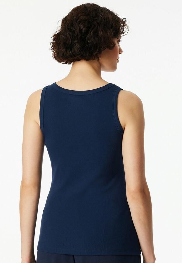 Schiesser Hemd 150 YEARS diepe ronde halslijn dubbelrib katoenmix - Foto 4