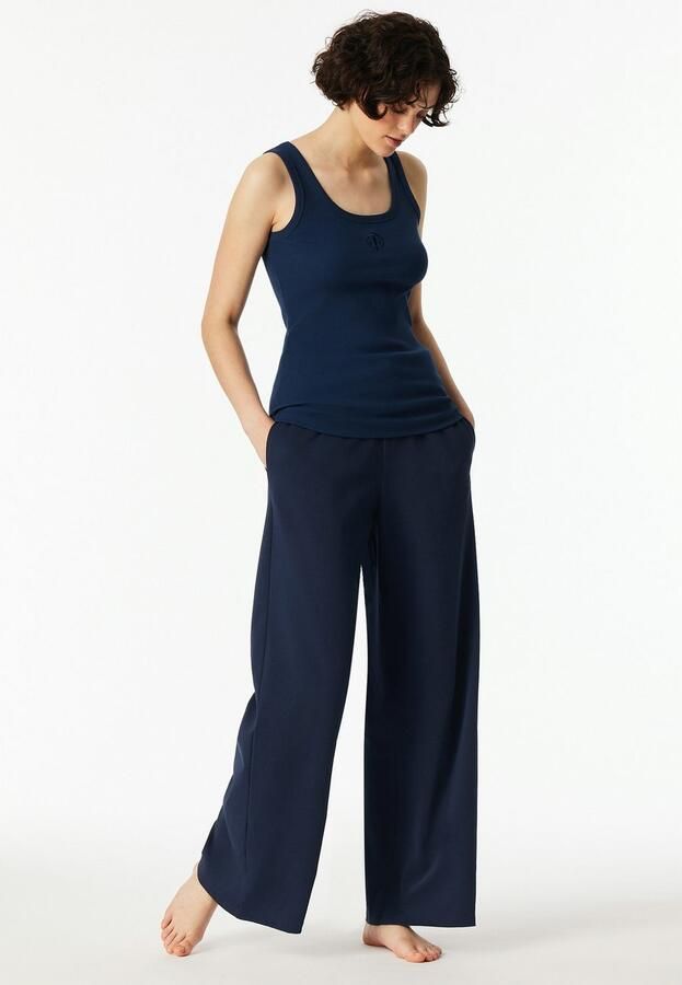 Schiesser Hemd 150 YEARS diepe ronde halslijn dubbelrib katoenmix - Foto 5