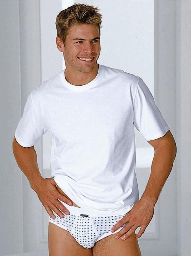 Schiesser T-shirt Essentials met een ronde hals (Set van 2) - Foto 7