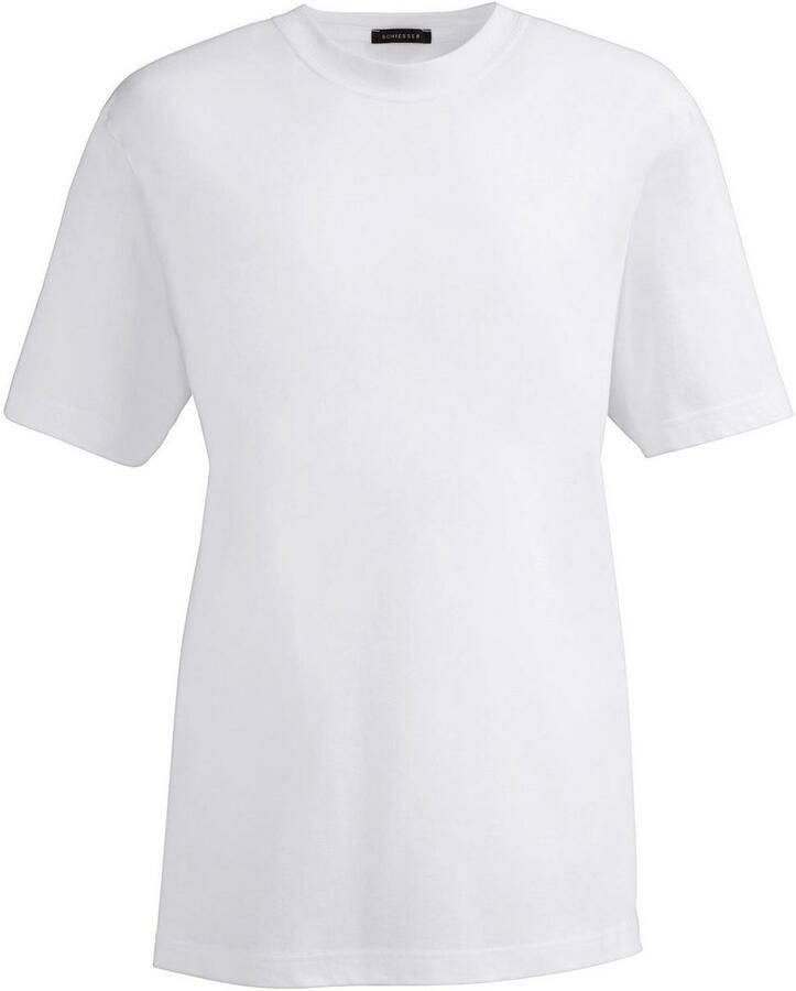 Schiesser T-shirt Essentials met een ronde hals (Set van 2) - Foto 2