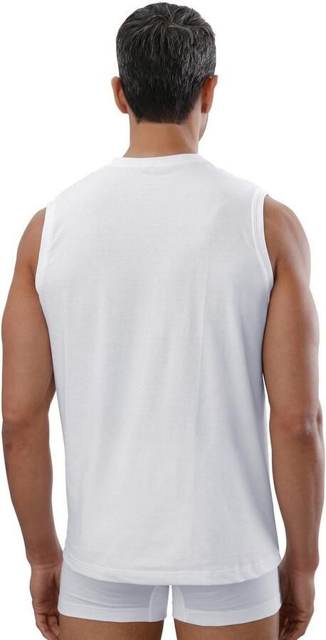 Schiesser Hemd Essentials mouwloos duopack ronde hals katoen (2 stuks Set van 2) - Foto 3