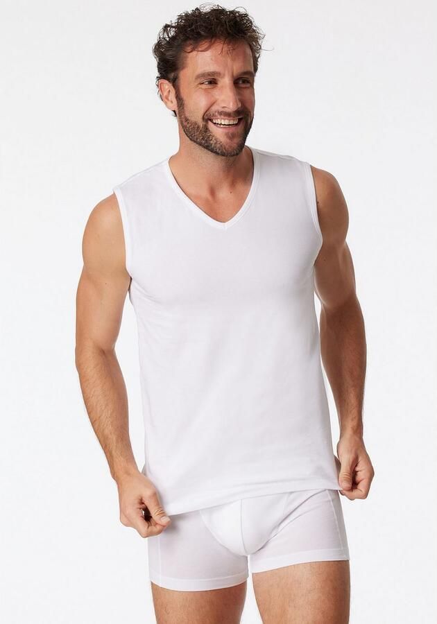 Schiesser Tanktop met stretch in een set van 2 stuks - Foto 3