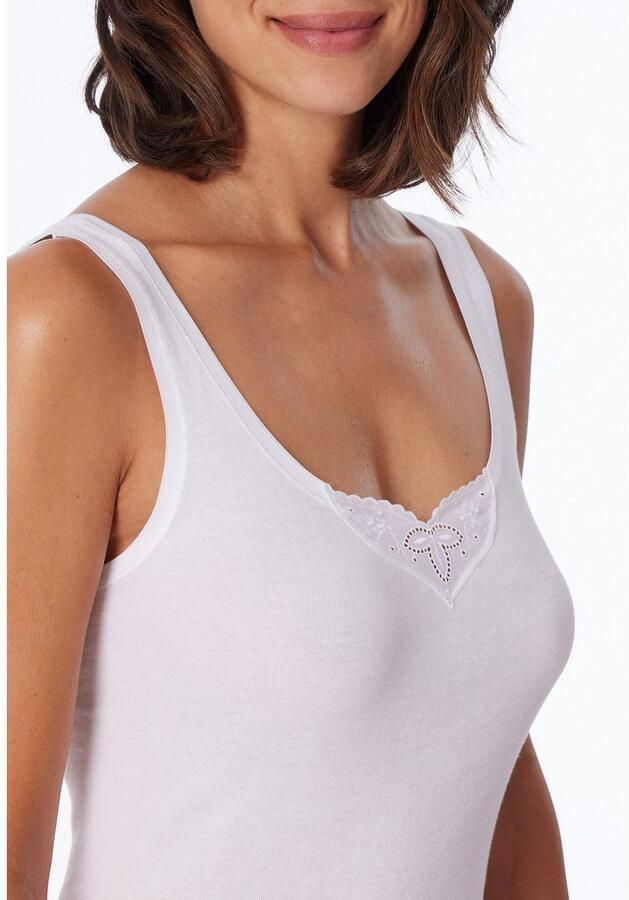 Schiesser Hemd Cotton Essentials met twee verschillende batist borduurmotieven (Set van 2) - Foto 3