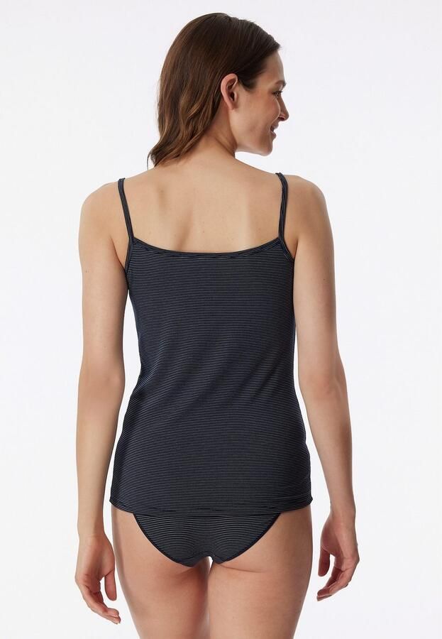 Schiesser Hemd Modal Essentials Single jersey smalle bandjes fijne strepen (Set van 2) - Foto 2