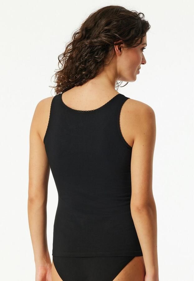 Schiesser Hemd Modern Multipacks met smalle kanten band single jersey comfortabel (Set van 2) - Foto 4