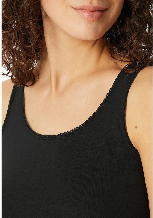 Schiesser Hemd Modern Multipacks met smalle kanten band single jersey comfortabel (Set van 2)