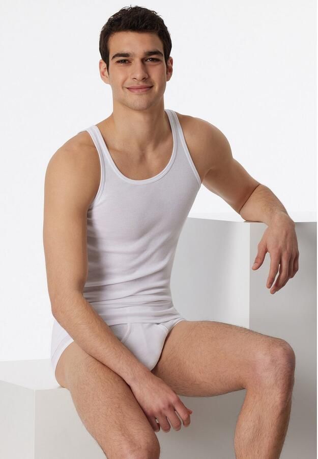 Schiesser Hemd Original Classics met iets langere rugpartij (Set van 2)