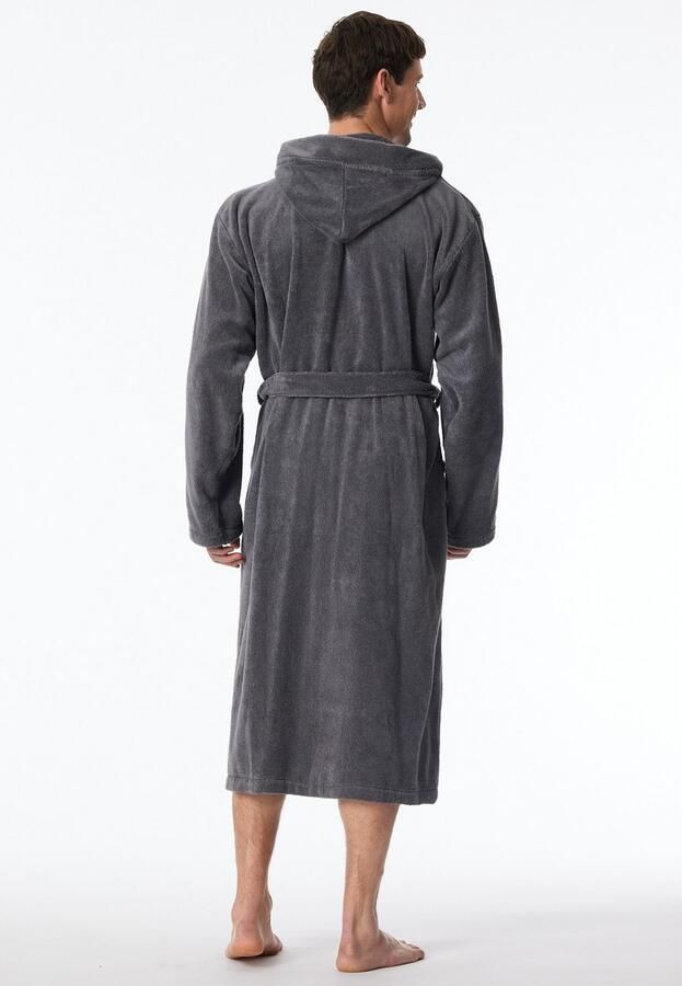Schiesser Herenbadjas Essentials in zachte comfortabele frottee-kwaliteit - Foto 2