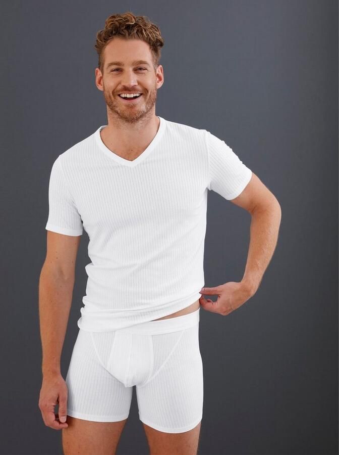 Schiesser Retro hipster Authentic met stijlvolle naaldsteek (2 stuks Set van 2) - Foto 2