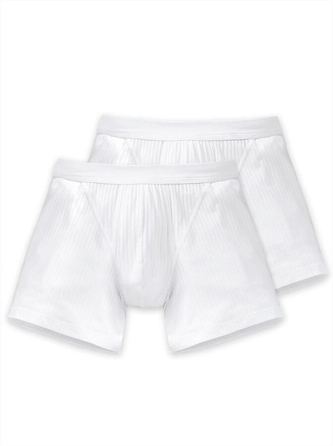 Schiesser Retro hipster Authentic met stijlvolle naaldsteek (2 stuks Set van 2) - Foto 3