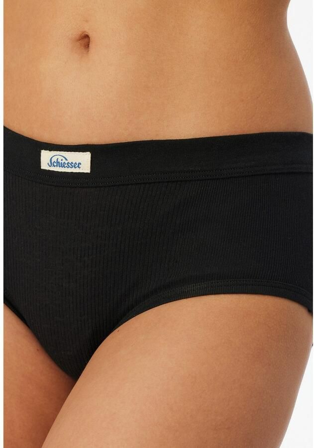 Schiesser Hipster Revival collectie met geplaatst ribpatroon en brede elastische tailleband - Foto 2